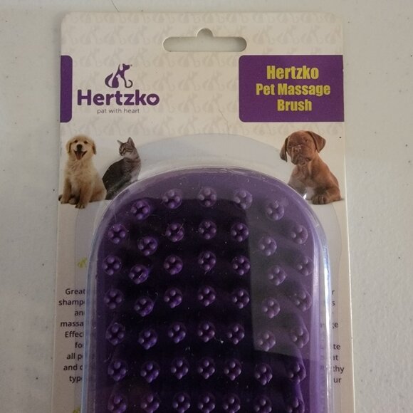 Hertzko Pet Bath & Massage Brush -New - Picture 2 of 6